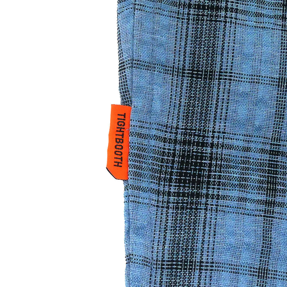 TIGHTBOOTH（TBPR） SHORT SLEEVE SHIRTS タイトブース 半袖シャツ PLAID SAX スケートボード スケボー 4