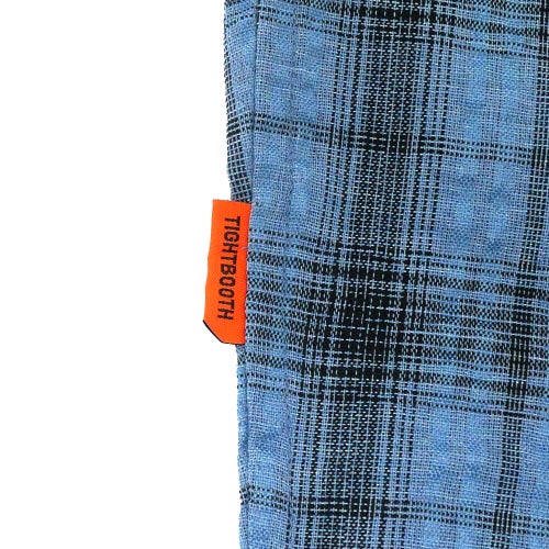 TIGHTBOOTH（TBPR） SHORT SLEEVE SHIRTS タイトブース 半袖シャツ PLAID SAX スケートボード スケボー 4