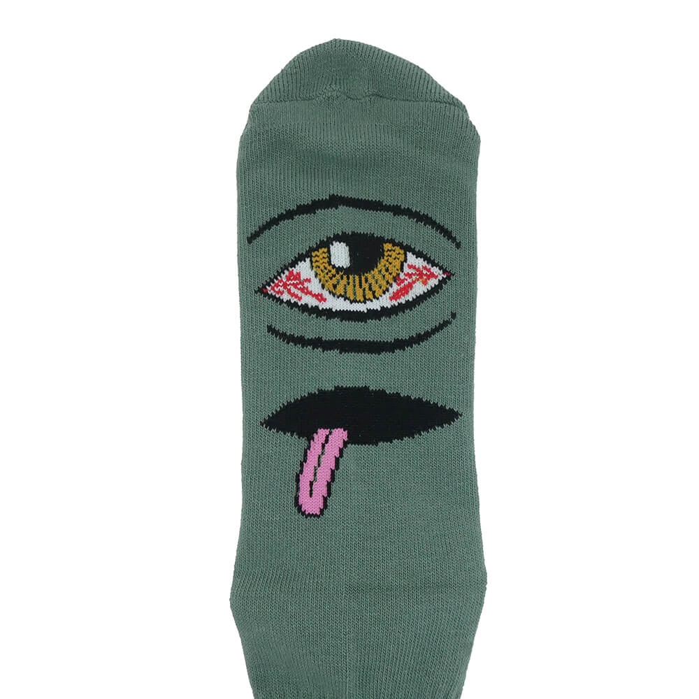 TOY MACHINE SOCKS トイマシーン ソックス 靴下 BLOODSHOT EYE FOREST スケートボード スケボー 5