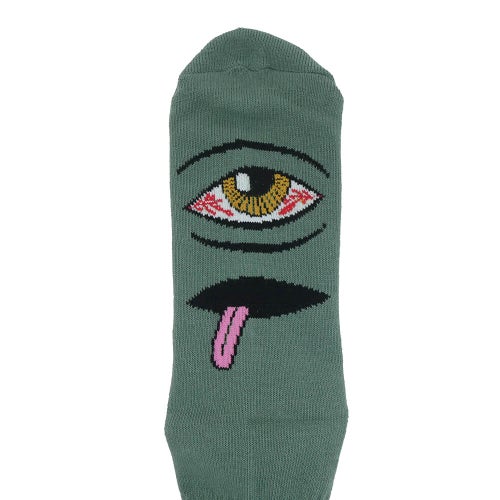TOY MACHINE SOCKS トイマシーン ソックス 靴下 BLOODSHOT EYE FOREST スケートボード スケボー 5
