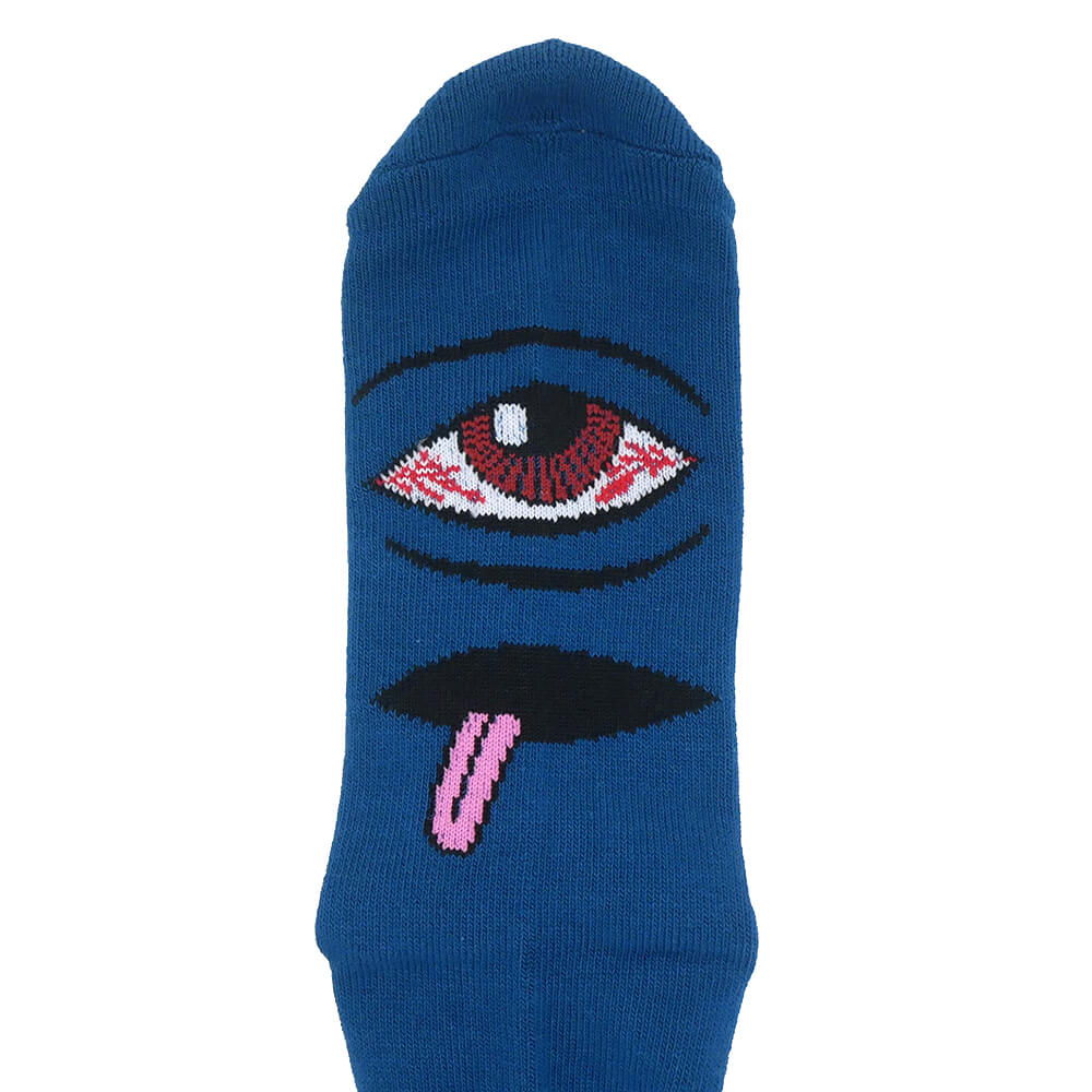 TOY MACHINE SOCKS トイマシーン ソックス 靴下 BLOODSHOT EYE SLATE スケートボード スケボー 5