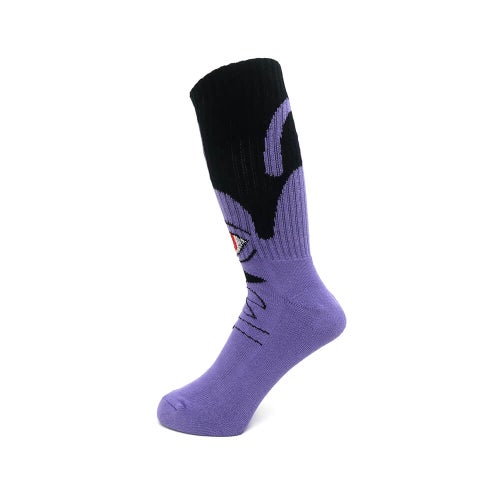 TOY MACHINE SOCKS トイマシーン ソックス 靴下 SECT HUG PURPLE/BLACK スケートボード スケボー 1