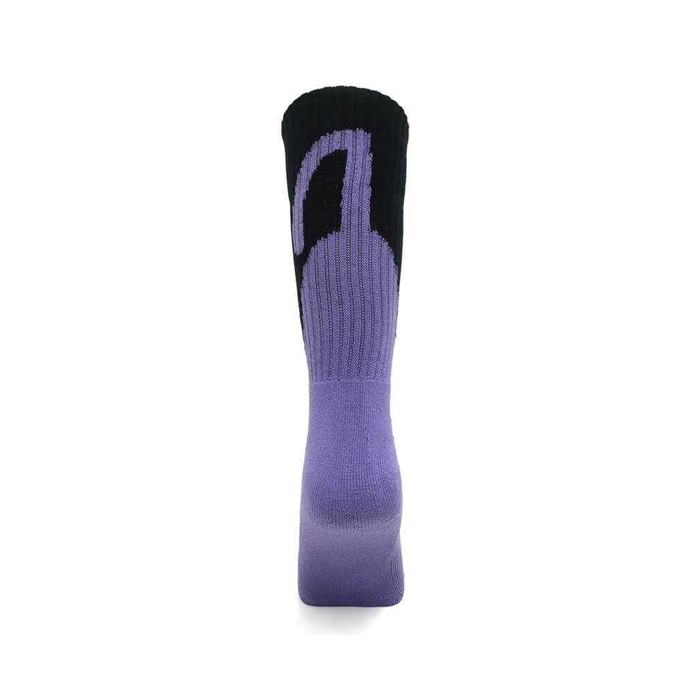 TOY MACHINE SOCKS トイマシーン ソックス 靴下 SECT HUG PURPLE/BLACK スケートボード スケボー 2