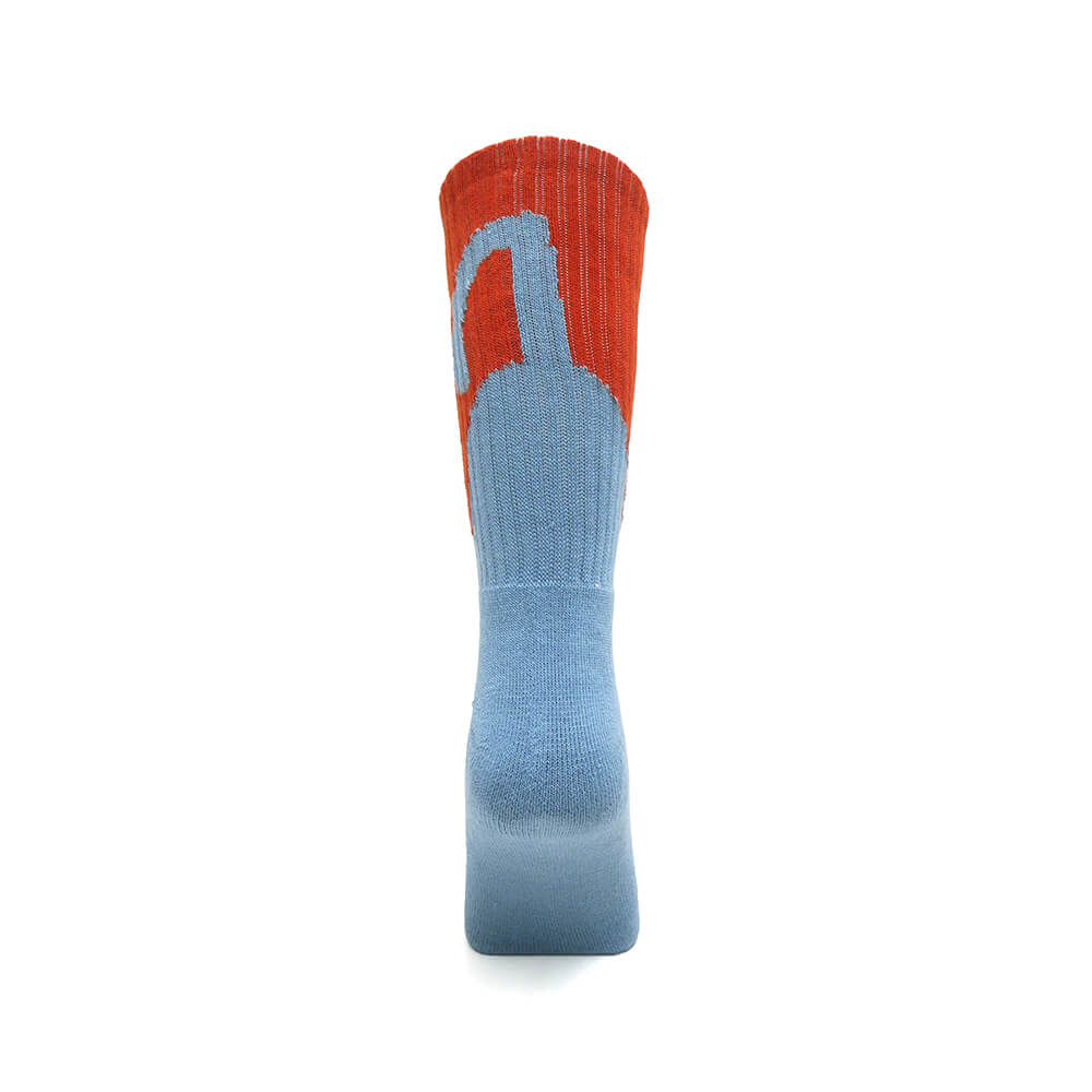 TOY MACHINE SOCKS トイマシーン ソックス 靴下 SECT HUG GREY/ORANGE スケートボード スケボー 2