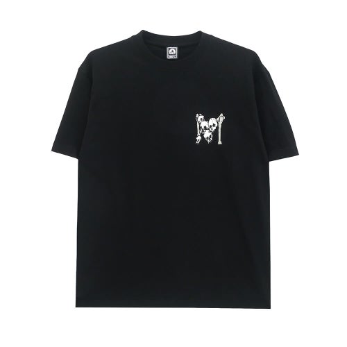 MAGICAL MOSH MISFITS T-SHIRT マジカルモッシュミスフィッツ Tシャツ SKULL HEAD BLACK/WHITE スケートボード スケボー 1
