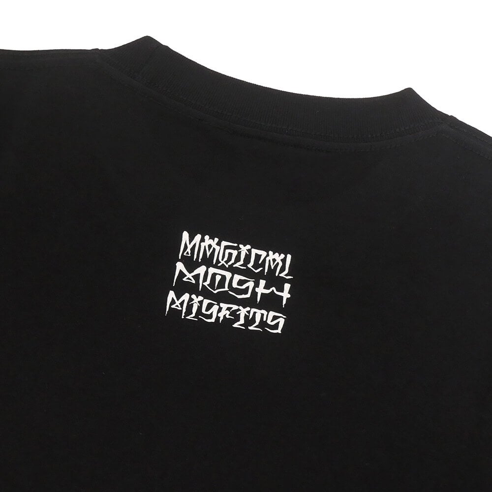 MAGICAL MOSH MISFITS T-SHIRT マジカルモッシュミスフィッツ Tシャツ ドクロとはみ出しものたち BLACK スケートボード スケボー 3