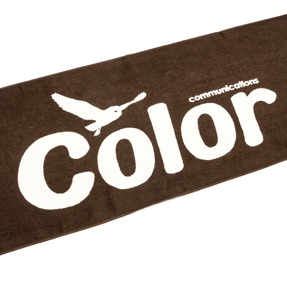 COLOR COMMUNICATIONS TOWEL カラーコミュニケーションズ タオル WAWA OWL BROWN スケートボード スケボー 2