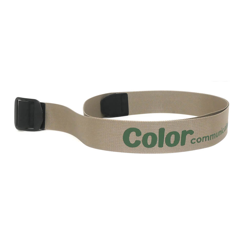 COLOR COMMUNICATIONS BELT カラーコミュニケーションズ ベルト RUBBER LOCK WAWA BEIGE スケートボード スケボー 1