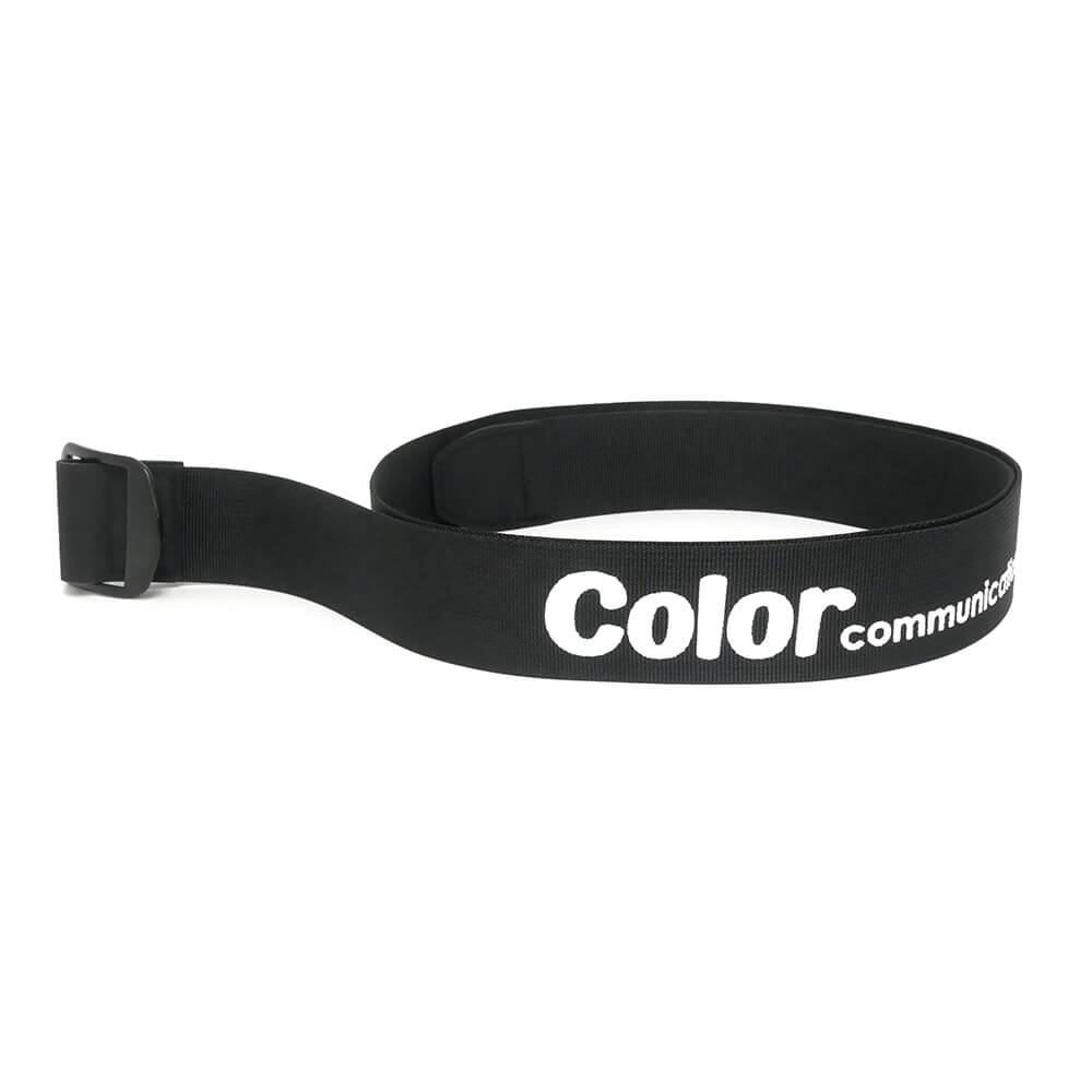 COLOR COMMUNICATIONS BELT カラーコミュニケーションズ ベルト RUBBER LOCK WAWA BLACK スケートボード スケボー 1