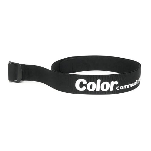 COLOR COMMUNICATIONS BELT カラーコミュニケーションズ ベルト RUBBER LOCK WAWA BLACK スケートボード スケボー 1