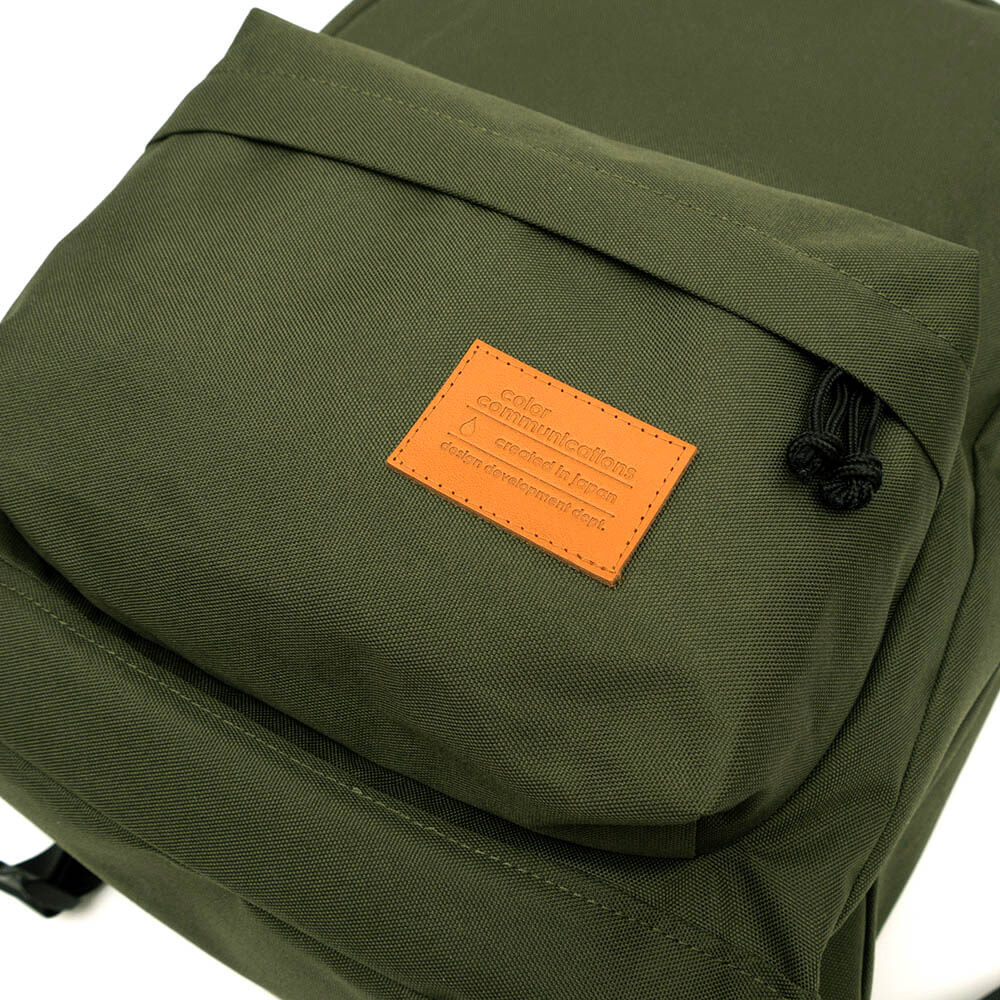 COLOR COMMUNICATIONS BACKPACK カラーコミュニケーションズ バックパック リュック STANDARD BACKPACK 2 OLIVE スケートボード スケボー 4