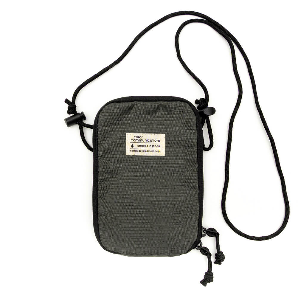 COLOR COMMUNICATIONS BAG カラーコミュニケーションズ バッグ PASSPORT SHOULDER GREY スケートボード スケボー 1