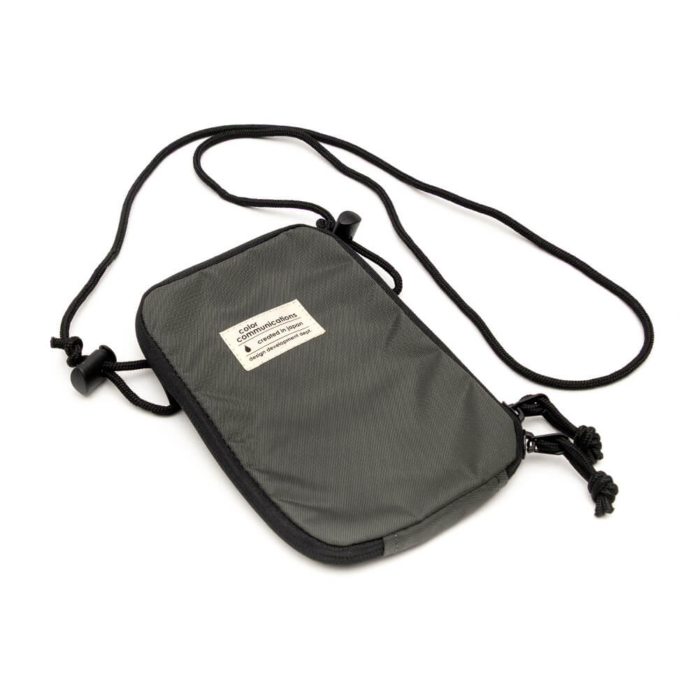 COLOR COMMUNICATIONS BAG カラーコミュニケーションズ バッグ PASSPORT SHOULDER GREY スケートボード スケボー 2