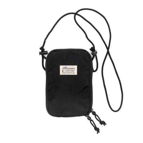 COLOR COMMUNICATIONS BAG カラーコミュニケーションズ バッグ PASSPORT SHOULDER BLACK スケートボード スケボー 1