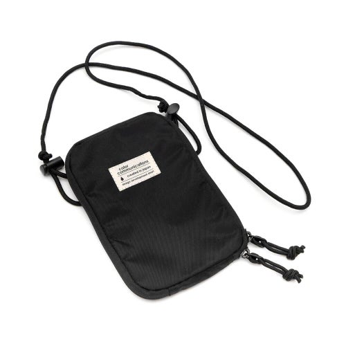 COLOR COMMUNICATIONS BAG カラーコミュニケーションズ バッグ PASSPORT SHOULDER BLACK スケートボード スケボー 2