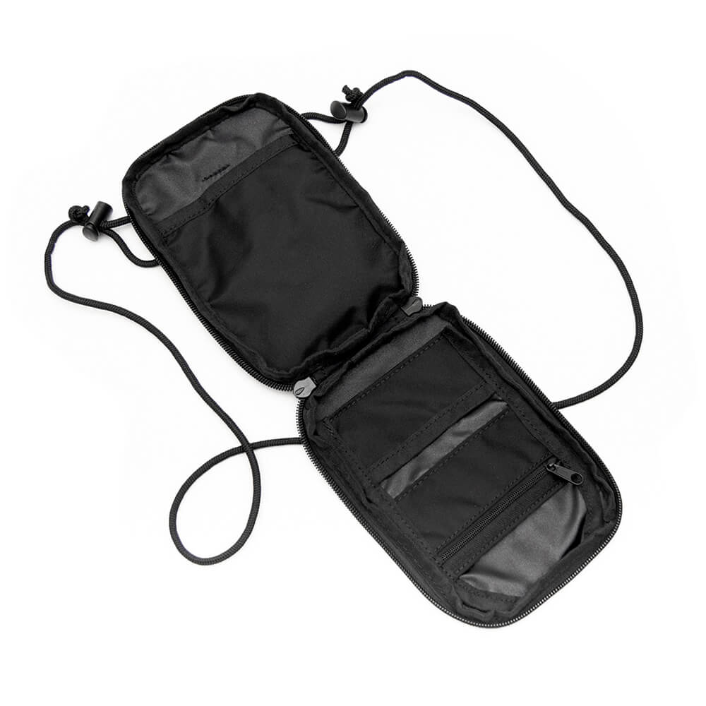 COLOR COMMUNICATIONS BAG カラーコミュニケーションズ バッグ PASSPORT SHOULDER BLACK スケートボード スケボー 4
