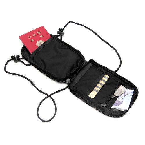 COLOR COMMUNICATIONS BAG カラーコミュニケーションズ バッグ PASSPORT SHOULDER BLACK スケートボード スケボー 5