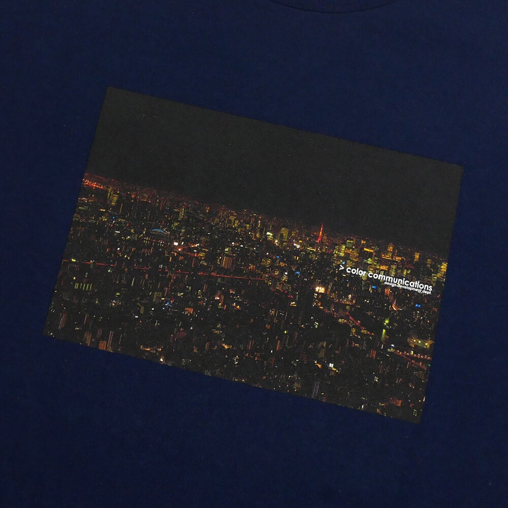COLOR COMMUNICATIONS T-SHIRT カラーコミュニケーションズ Tシャツ TOKYO 2012 PHOTO METRO BLUE スケートボード スケボー 1