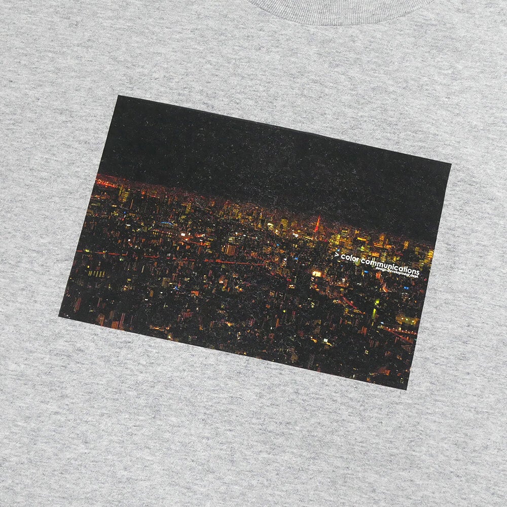 COLOR COMMUNICATIONS T-SHIRT カラーコミュニケーションズ Tシャツ TOKYO 2012 PHOTO GREY スケートボード スケボー 1