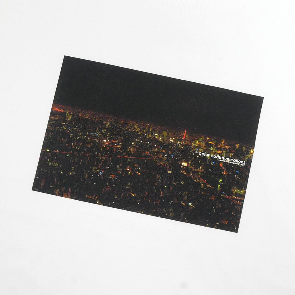 COLOR COMMUNICATIONS T-SHIRT カラーコミュニケーションズ Tシャツ TOKYO 2012 PHOTO WHITE スケートボード スケボー 1