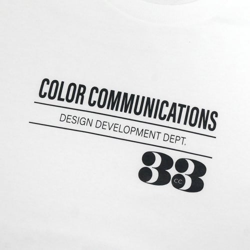 COLOR COMMUNICATIONS T-SHIRT カラーコミュニケーションズ Tシャツ 33 RPM WHITE スケートボード スケボー 1