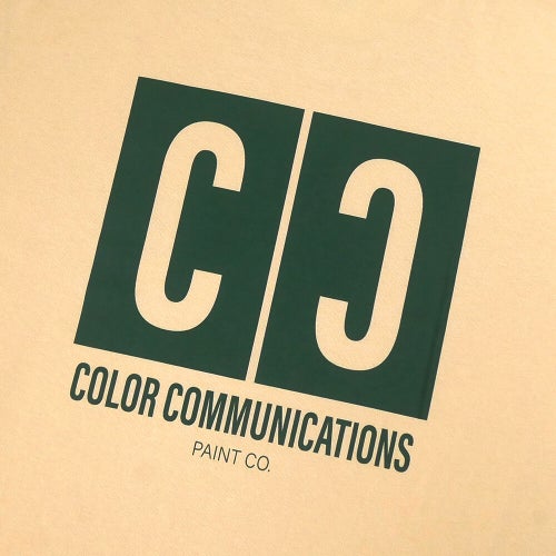 COLOR COMMUNICATIONS T-SHIRT カラーコミュニケーションズ Tシャツ CC PAINT CO. NATURAL スケートボード スケボー 3
