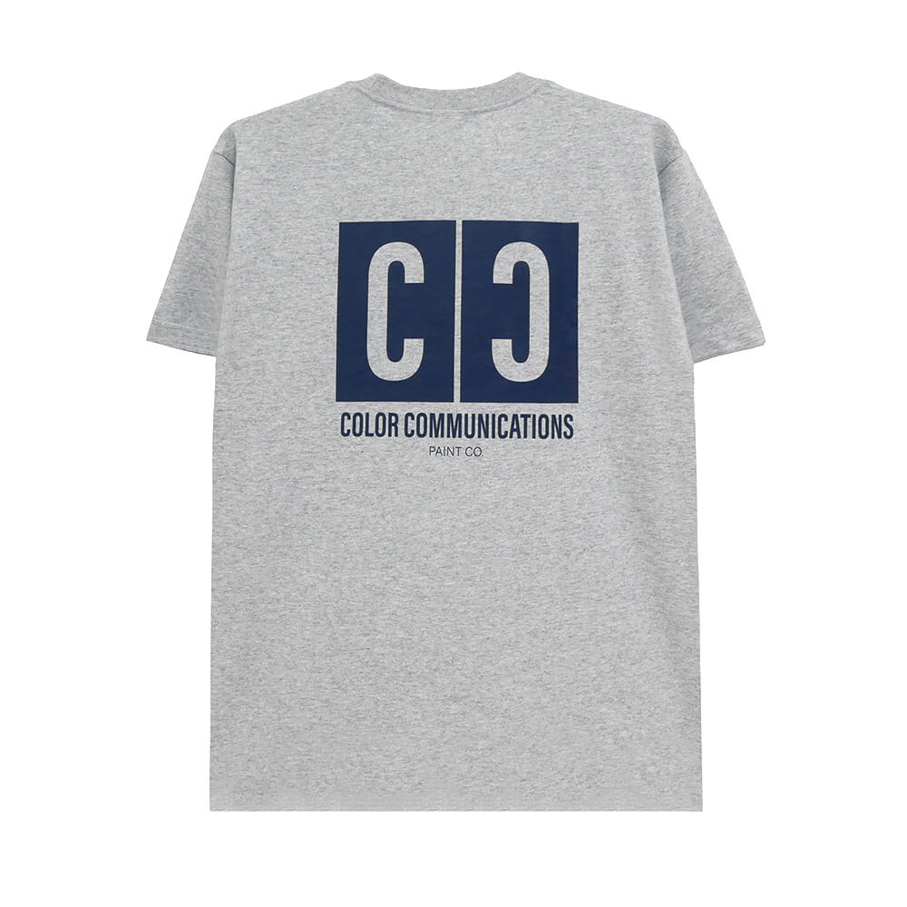 COLOR COMMUNICATIONS T-SHIRT カラーコミュニケーションズ Tシャツ CC PAINT CO. GREY スケートボード スケボー 