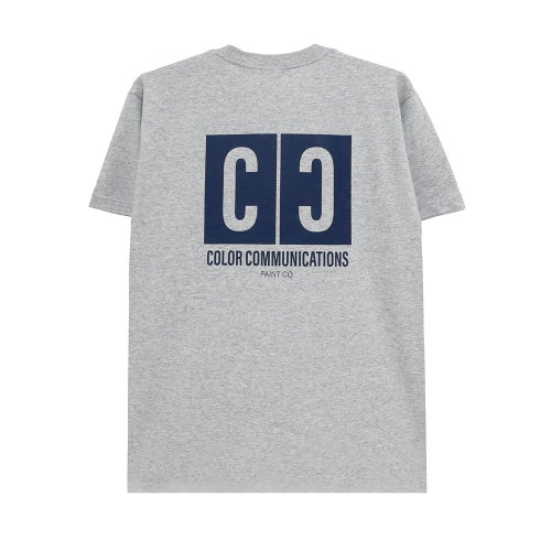 COLOR COMMUNICATIONS T-SHIRT カラーコミュニケーションズ Tシャツ CC PAINT CO. GREY スケートボード スケボー 