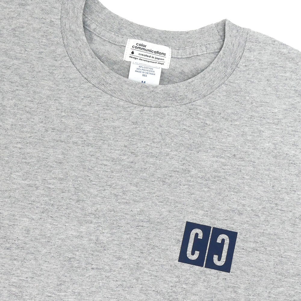 COLOR COMMUNICATIONS T-SHIRT カラーコミュニケーションズ Tシャツ CC PAINT CO. GREY スケートボード スケボー 2