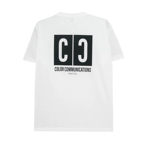 COLOR COMMUNICATIONS T-SHIRT カラーコミュニケーションズ Tシャツ CC PAINT CO. WHITE スケートボード スケボー 