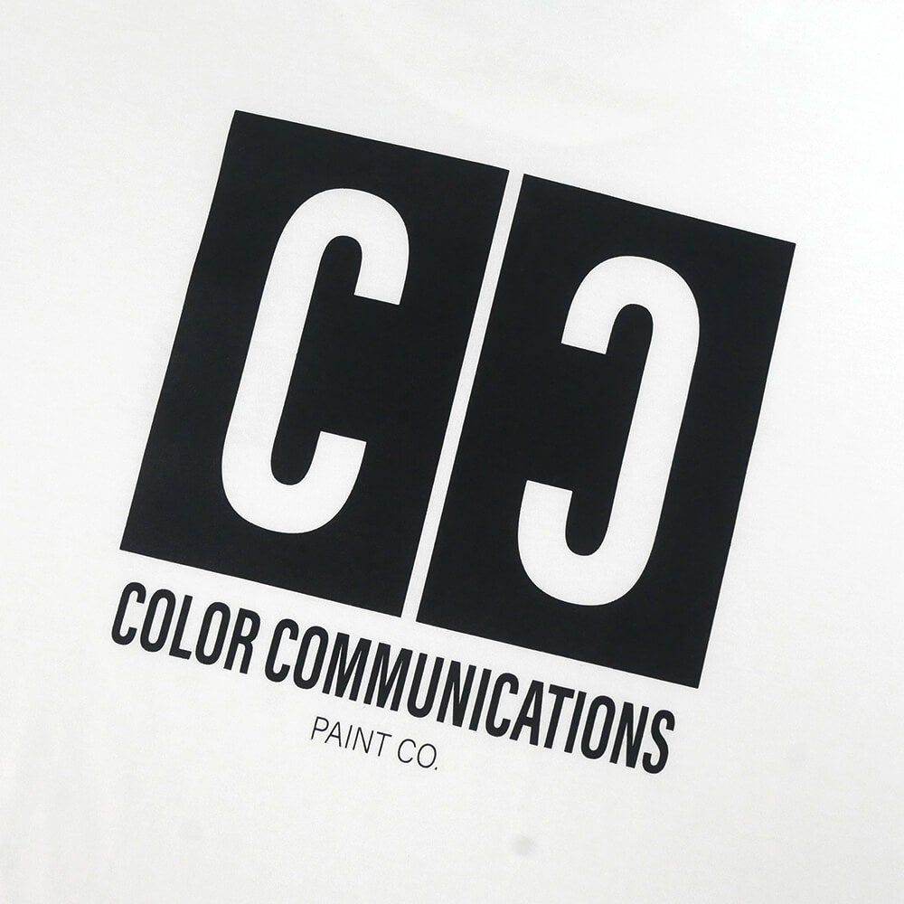 COLOR COMMUNICATIONS T-SHIRT カラーコミュニケーションズ Tシャツ CC PAINT CO. WHITE スケートボード スケボー 3