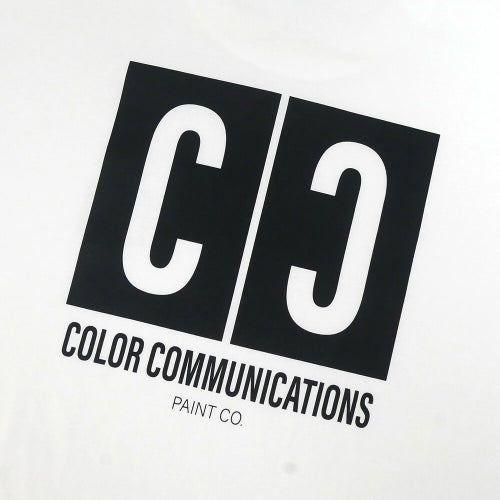 COLOR COMMUNICATIONS T-SHIRT カラーコミュニケーションズ Tシャツ CC PAINT CO. WHITE スケートボード スケボー 3