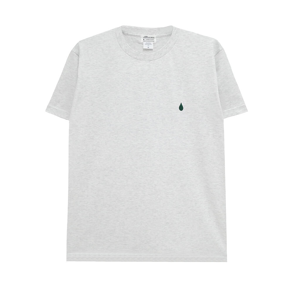 COLOR COMMUNICATIONS T-SHIRT カラーコミュニケーションズ Tシャツ CC STRIPE ASH 刺繍ロゴ スケートボード スケボー 1