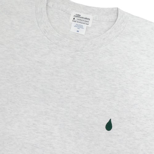 COLOR COMMUNICATIONS T-SHIRT カラーコミュニケーションズ Tシャツ CC STRIPE ASH 刺繍ロゴ スケートボード スケボー 2