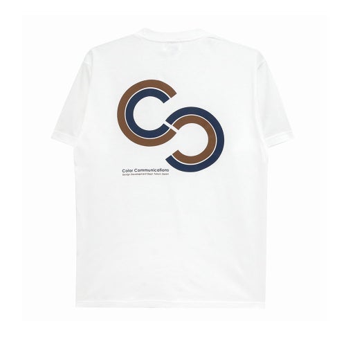 COLOR COMMUNICATIONS T-SHIRT カラーコミュニケーションズ Tシャツ CC STRIPE WHITE 刺繍ロゴ スケートボード スケボー 