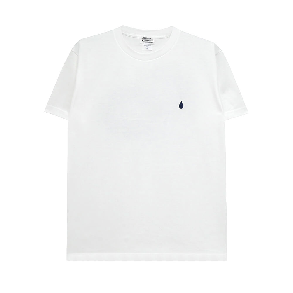 COLOR COMMUNICATIONS T-SHIRT カラーコミュニケーションズ Tシャツ CC STRIPE WHITE 刺繍ロゴ スケートボード スケボー 1