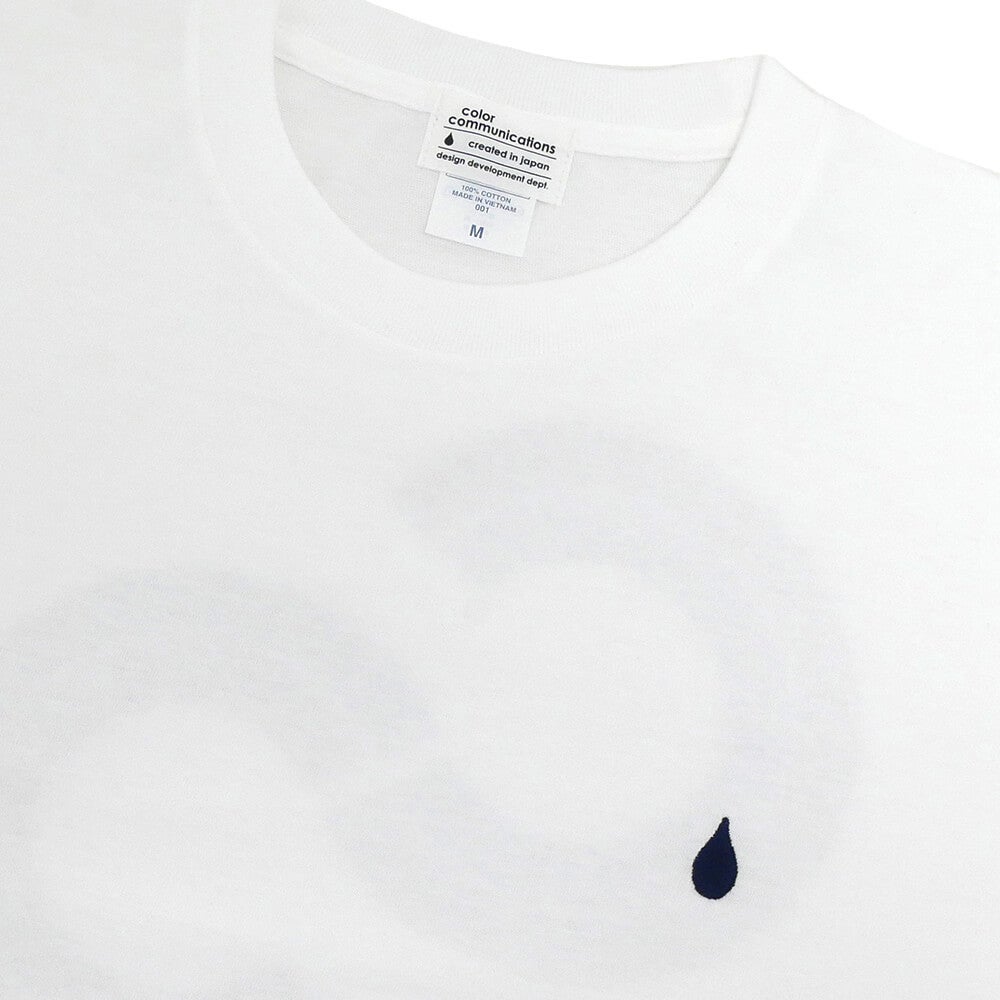COLOR COMMUNICATIONS T-SHIRT カラーコミュニケーションズ Tシャツ CC STRIPE WHITE 刺繍ロゴ スケートボード スケボー 2