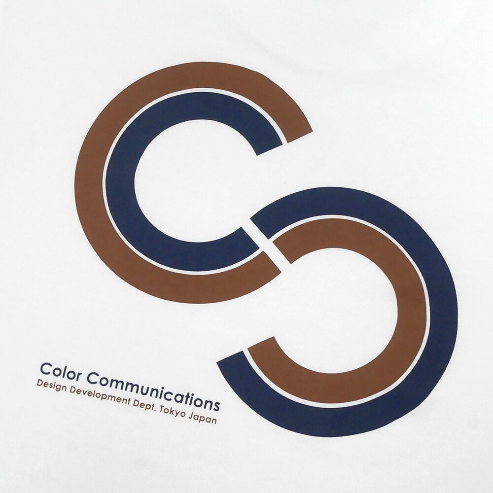 COLOR COMMUNICATIONS T-SHIRT カラーコミュニケーションズ Tシャツ CC STRIPE WHITE 刺繍ロゴ スケートボード スケボー 4