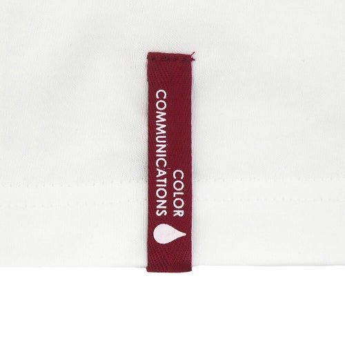 COLOR COMMUNICATIONS T-SHIRT カラーコミュニケーションズ Tシャツ WAWA OWL EMB POCKET WHITE 刺繍ロゴ スケートボード スケボー 3