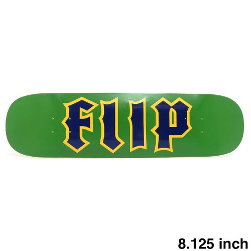 FLIP DECK フリップ デッキ TEAM CANCELLED LOGO GREEN 8.125 スケートボード スケボー 1
