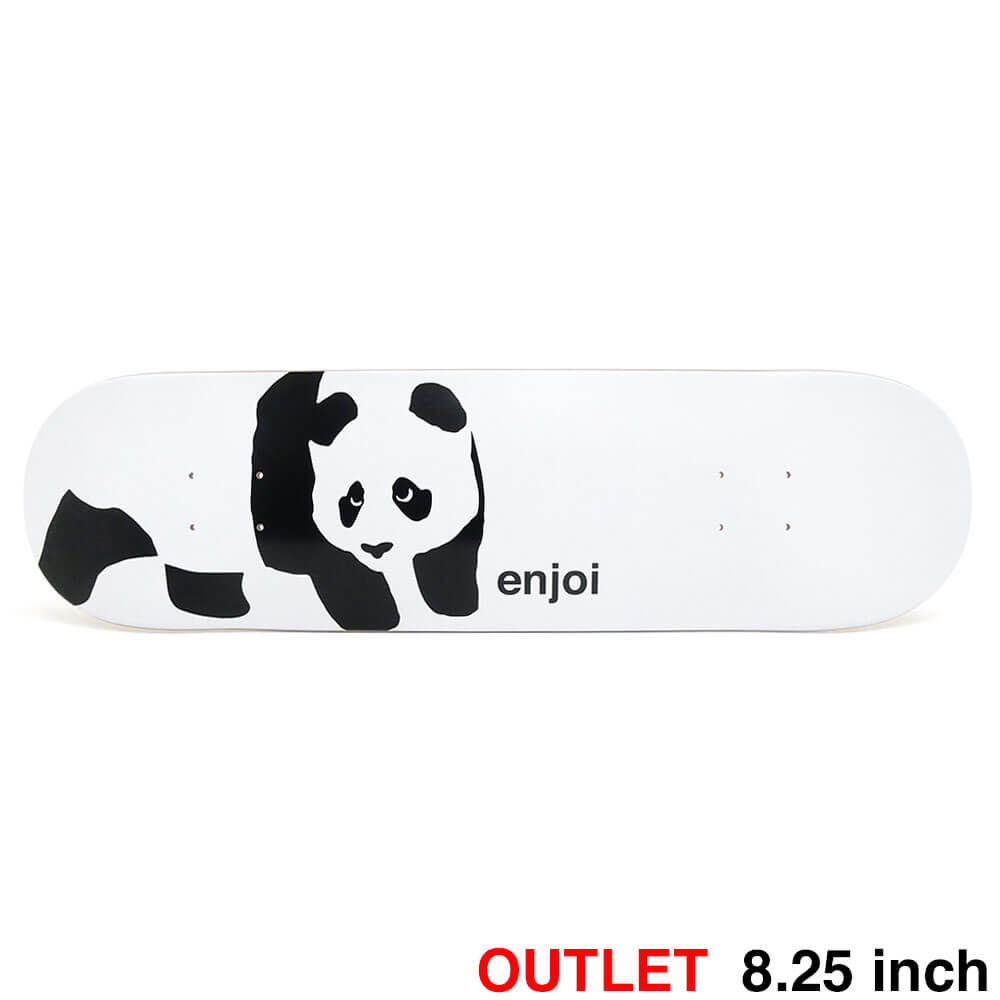 （アウトレット価格 12,650円 → 9,990円）ENJOI DECK エンジョイ デッキ TEAM WHITEY PANDA 8.25 RESIN-7 グラフィックに傷 スケートボード スケボー 1