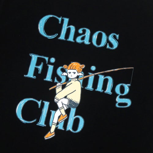 CHAOS FISHING CLUB T-SHIRT カオスフィッシングクラブ Tシャツ 2026 ONNA BLACK スケートボード スケボー 3