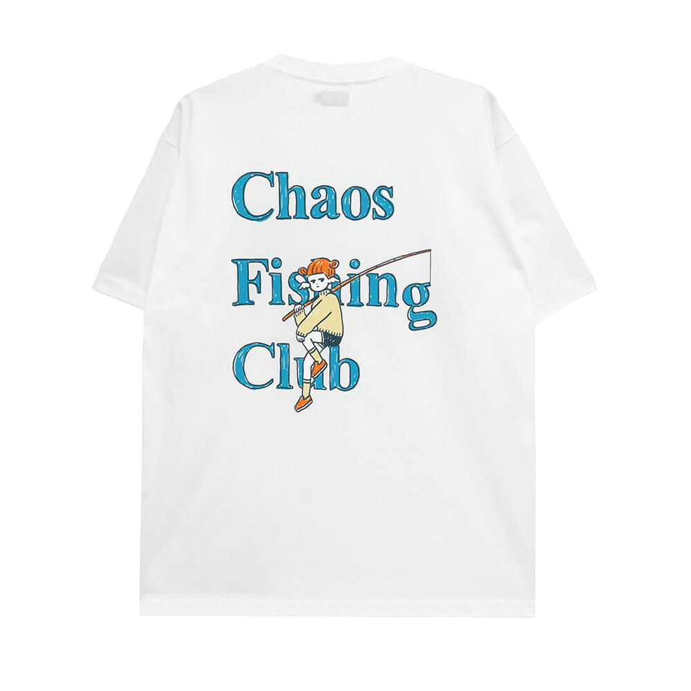 CHAOS FISHING CLUB T-SHIRT カオスフィッシングクラブ Tシャツ 2026 ONNA WHITE スケートボード スケボー 