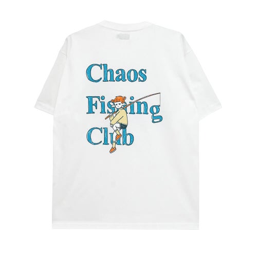 CHAOS FISHING CLUB T-SHIRT カオスフィッシングクラブ Tシャツ 2026 ONNA WHITE スケートボード スケボー 
