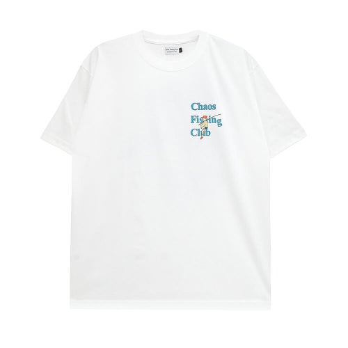 CHAOS FISHING CLUB T-SHIRT カオスフィッシングクラブ Tシャツ 2026 ONNA WHITE スケートボード スケボー 1