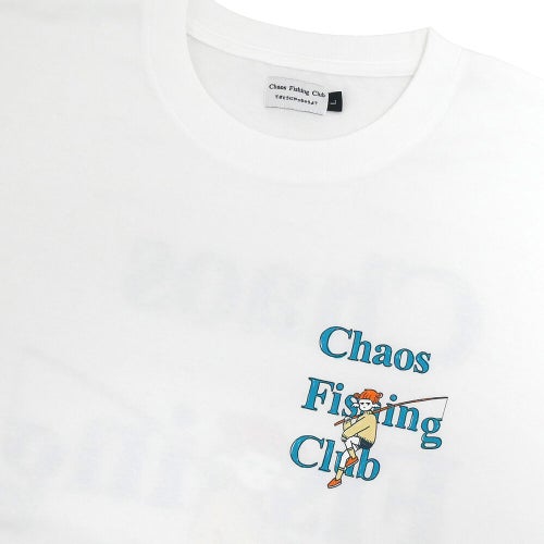CHAOS FISHING CLUB T-SHIRT カオスフィッシングクラブ Tシャツ 2026 ONNA WHITE スケートボード スケボー 2