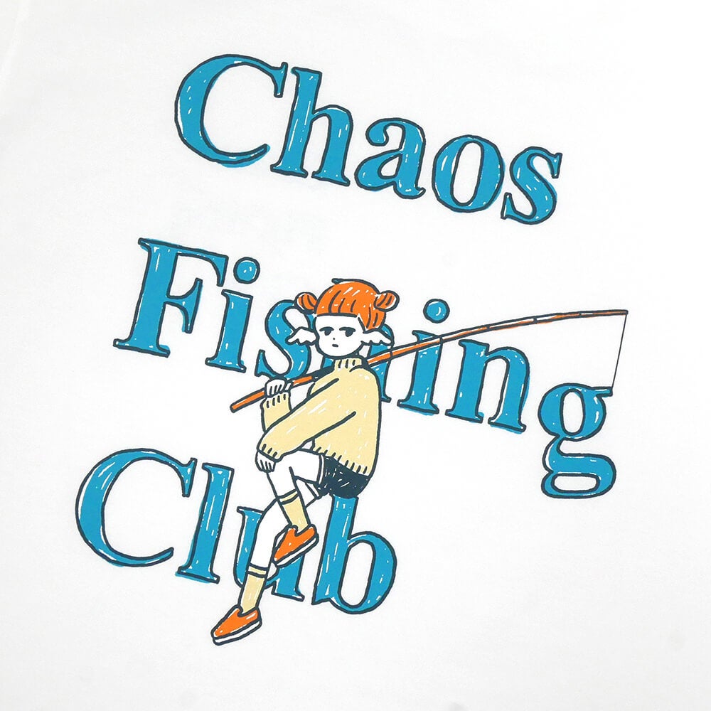 CHAOS FISHING CLUB T-SHIRT カオスフィッシングクラブ Tシャツ 2026 ONNA WHITE スケートボード スケボー 3