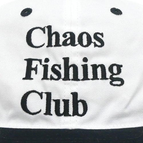 CHAOS FISHING CLUB CAP カオスフィッシングクラブ キャップ LOGO WHITE/BLACK スケートボード スケボー 4
