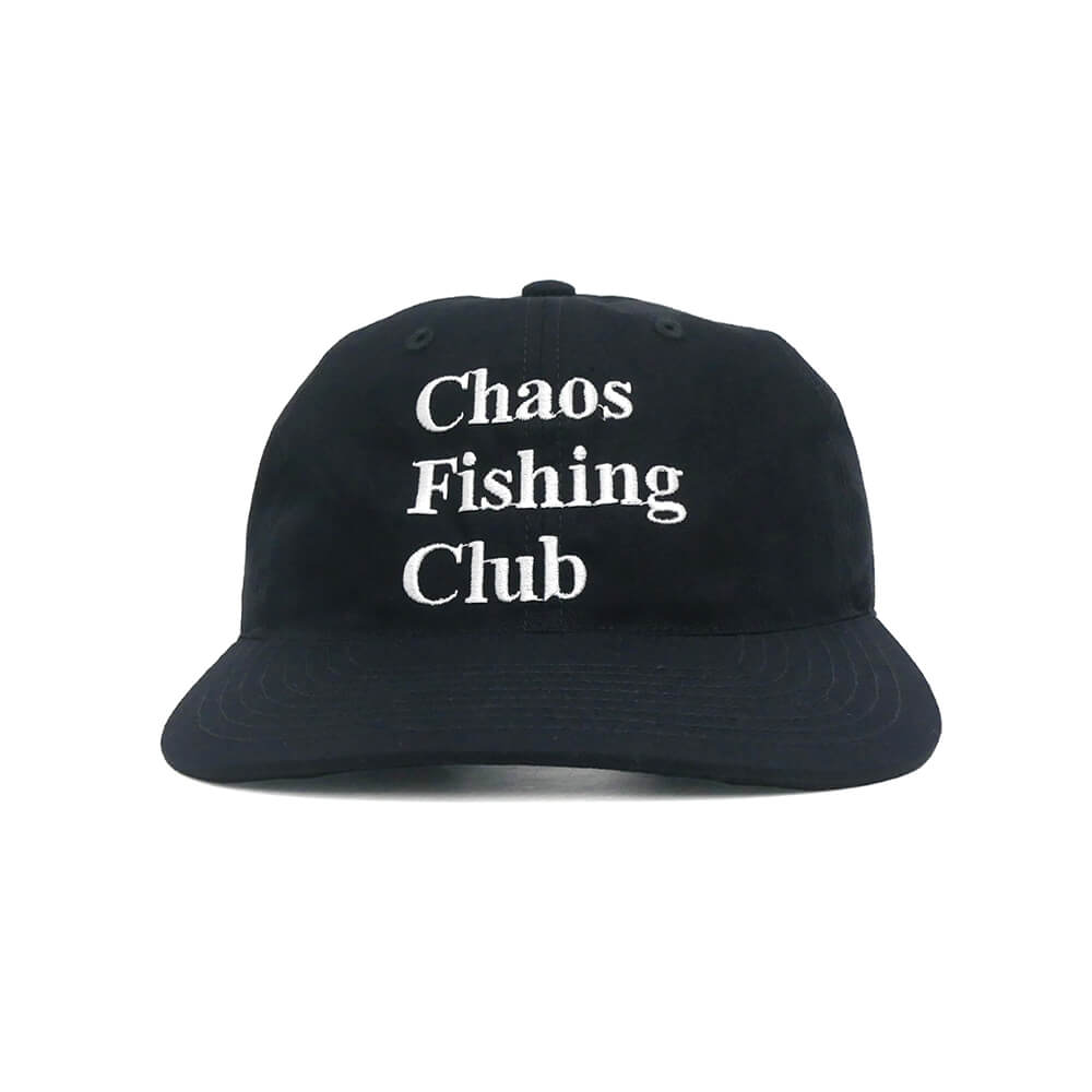 CHAOS FISHING CLUB CAP カオスフィッシングクラブ キャップ LOGO BLACK スケートボード スケボー 1