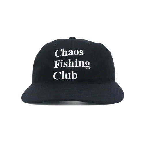 CHAOS FISHING CLUB CAP カオスフィッシングクラブ キャップ LOGO BLACK スケートボード スケボー 1